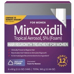 Minoxidil Topical Aerosol Foam 5% for Women